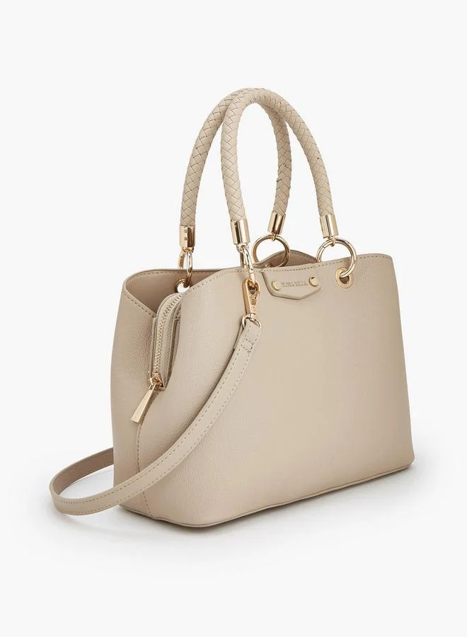 Flora Bella By Shoexpress TAUPE Women Zipper Tote Bags for Women | Best Price UAE